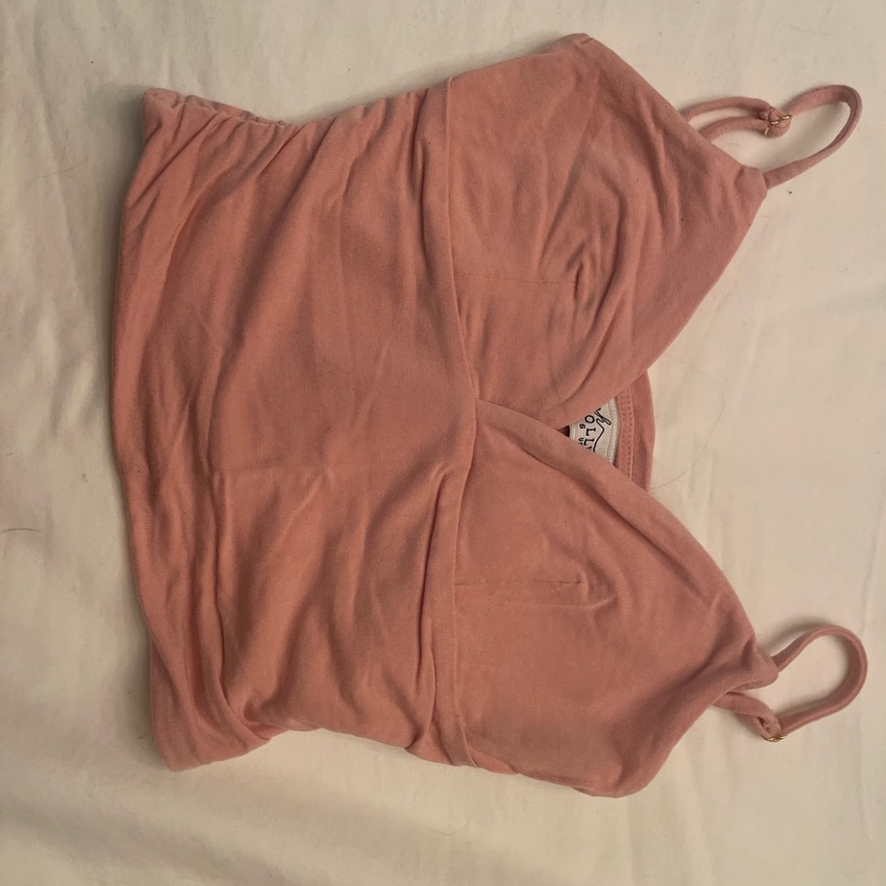 Oh Polly Blush Pink Strappy Top